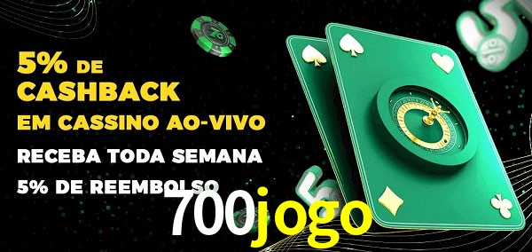 Promoções do cassino ao Vivo 700jogo